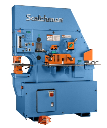 Scotchman USA made 85-ton fully integrated metal working ironworker 