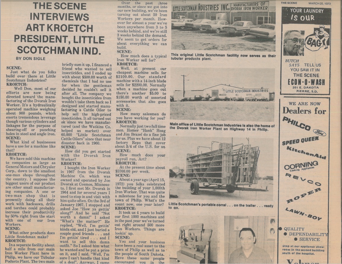 1960 - Newspaper-Art.interview-1973