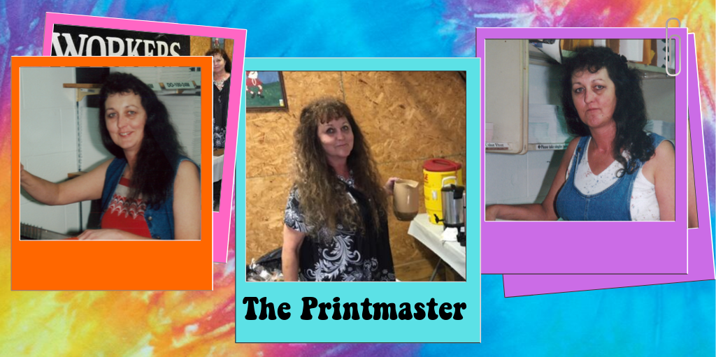 Jeanie the Printmaster Retires